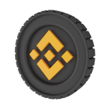 binance logo on a coin/token